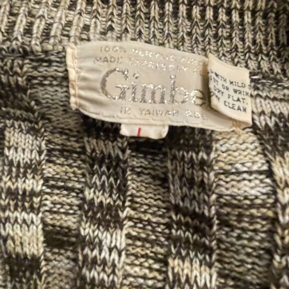 Gimbals Cardigan‎ Sweater Belted Acrylic Vintage Womens L - Picture 4 of 8